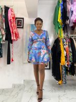 The Diane floral cut off dress